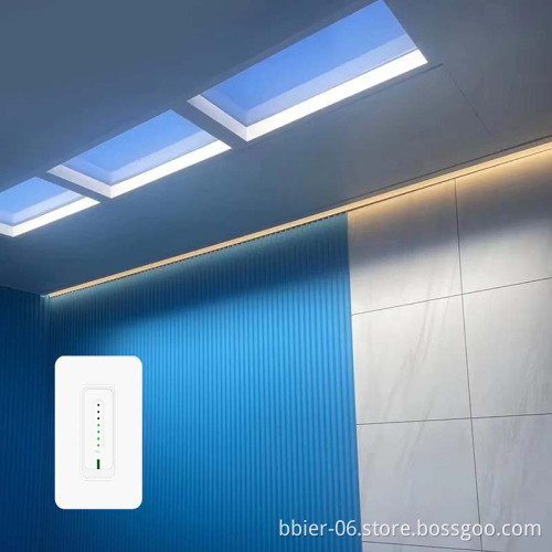80W LED Third Generation Embedded Natural Light for Living Room, Bathroom, and Basement